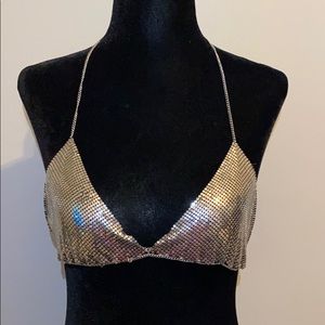 Metal Party Bra